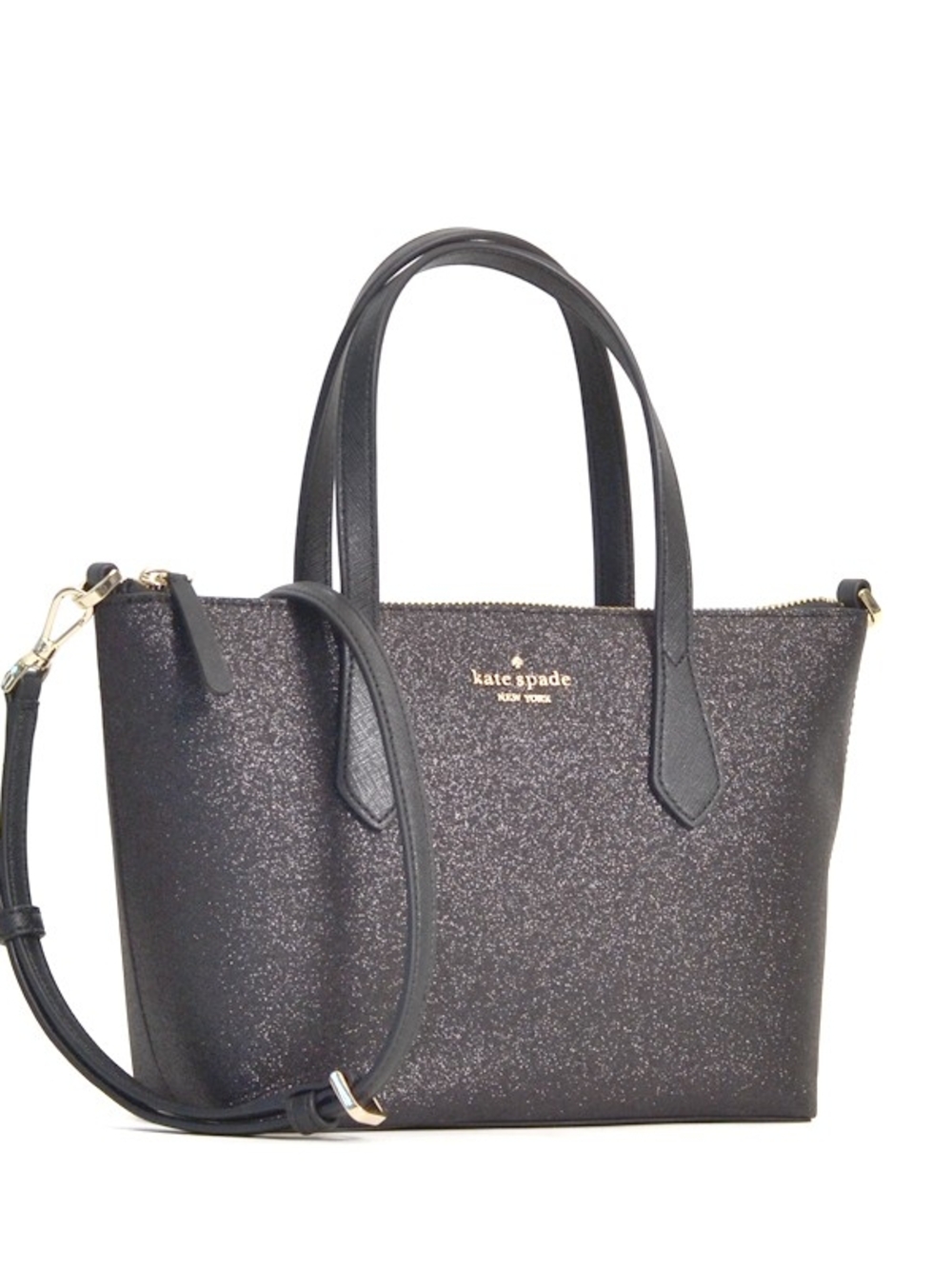 Kate Spade New York Glitter Joeley Small Satchel Black